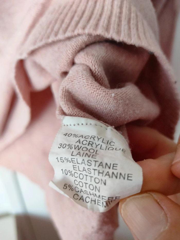 Pull rose Perles 46/48 - photo numéro 4