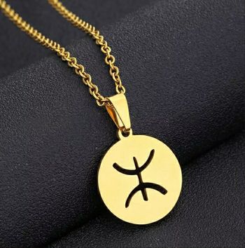 Collier Kabyle cercle doré 