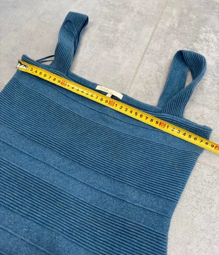 Robe Maje été bleue taille 2 soit M parfait état - photo numéro 7