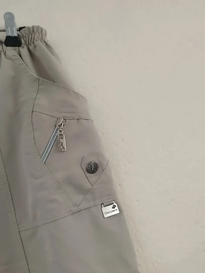 Pantacourt beige - Cherry Berry - taille 42 - photo numéro 3