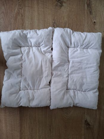 Lot oreillers + taies