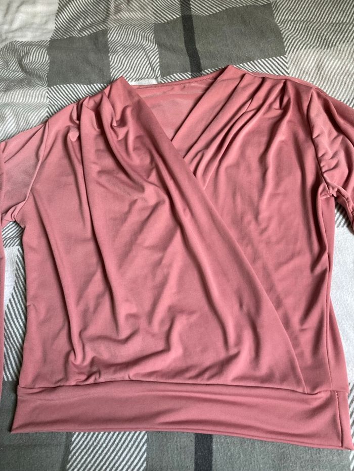 Blouse rose XS - photo numéro 3