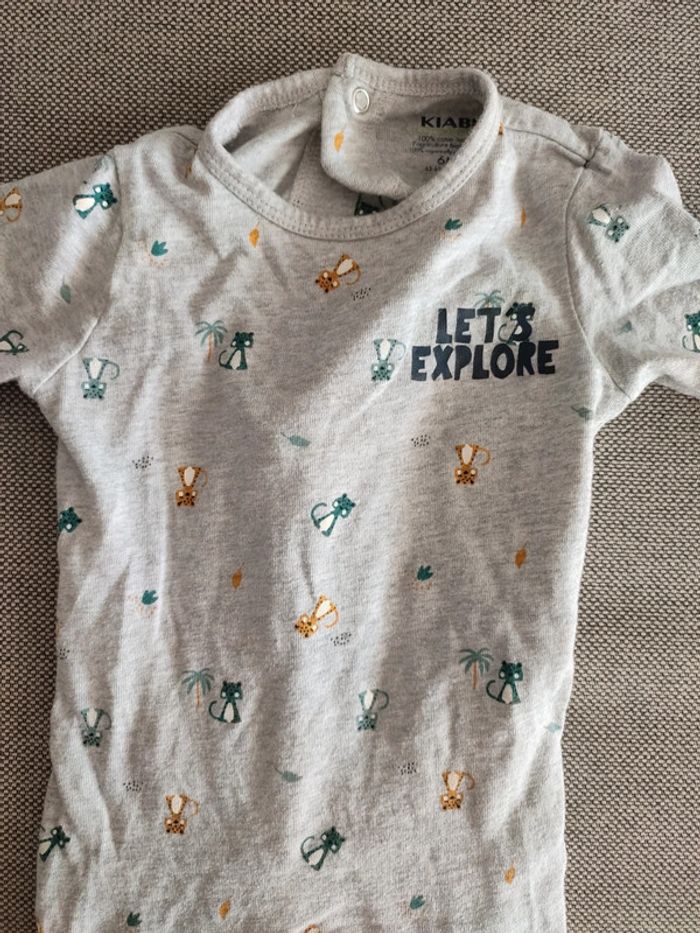 Pyjama coton 6 mois mi saison - photo numéro 3
