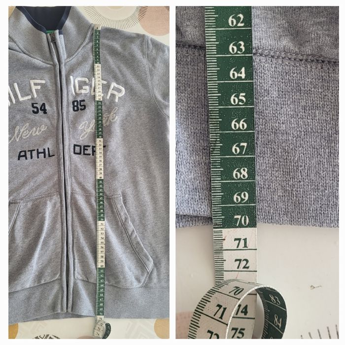 Tommy Hilfiger Sweat zippé ML TXL-Gris &Marine-Hilfiger brodé & Zip Intégral - Manhattan 54W 85th - photo numéro 9