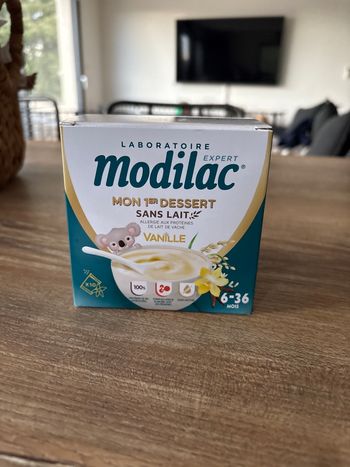 Modilac 1er dessert sans lait goût vanille 