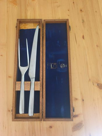 Service à découper vintage 