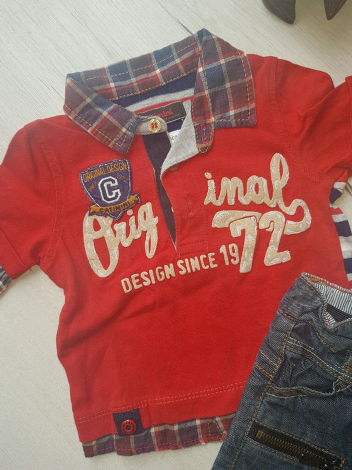 Lot de 4 articles catimini garçon 6mois - photo numéro 4