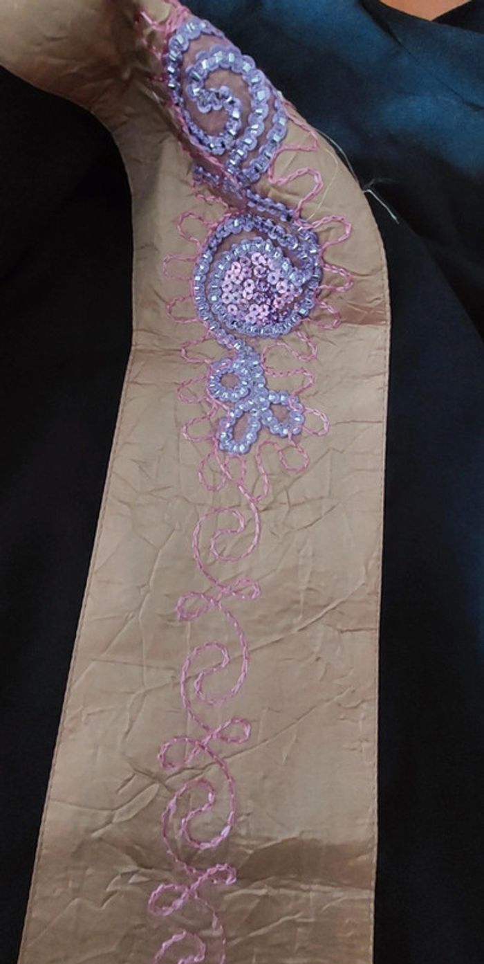 Djellaba Femme Caftan taille 3 noire - photo numéro 4