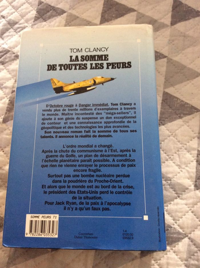 #la somme de toutes les peurs Tom Clancy - photo numéro 3