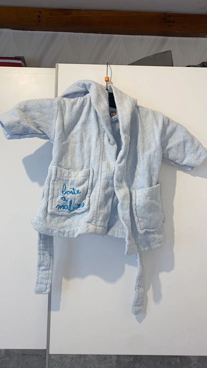 Peignoir bleu