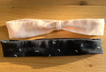 Lot de 2 bandeaux élastiques serre-tête