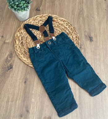 Pantalon à bretelles