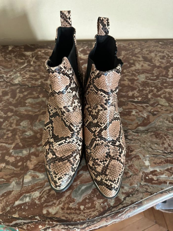 Bottines imprimé serpent 39 gémo - photo numéro 5