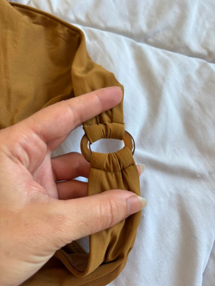 Bas de maillot de bain bikini marron vert Penti taille M/38 neuf - photo numéro 5