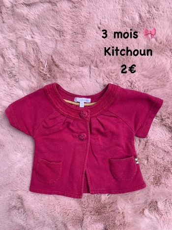 Gilet 🎀 3 mois 🎀 Kitchoun