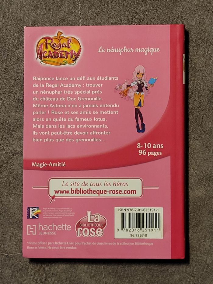Regal Academy - Le nénuphar magique (Collection "Bibliothèque rose") Elland-Goldsmith Rosalind - photo numéro 2