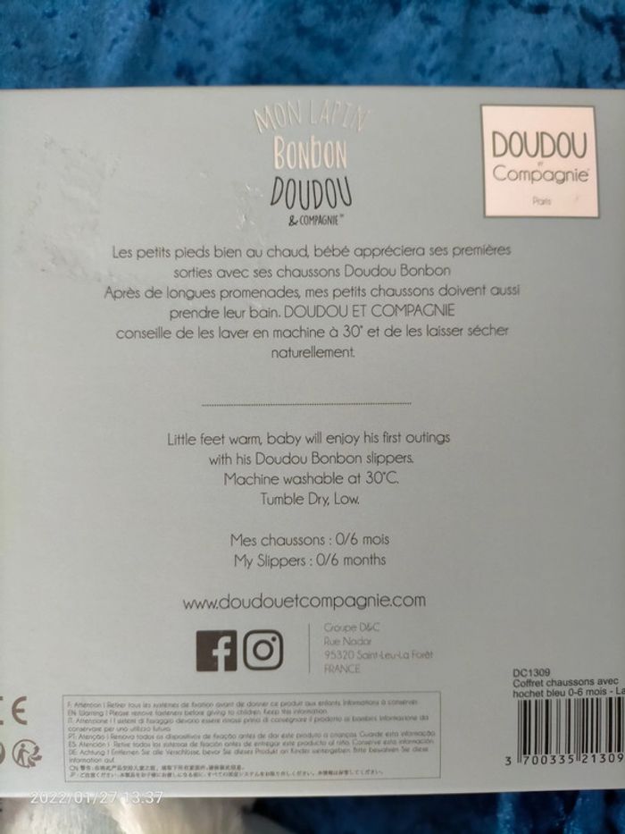 Chausson bébé naissance garçon - photo numéro 4