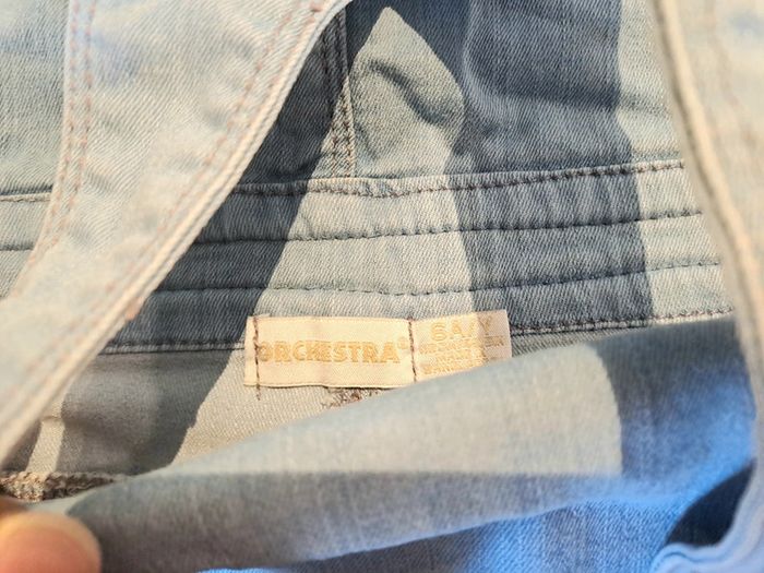 Salopette short, taille 6 ans, marque orchestra - photo numéro 2