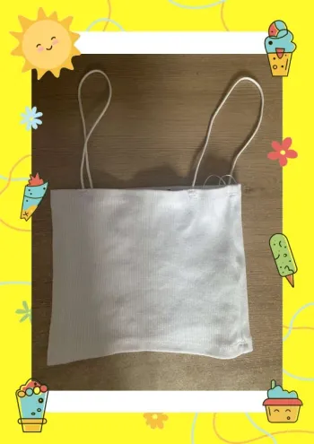 Top court blanc S 36 Zara