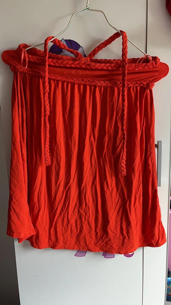 Haut orange taille 36/38/40 - photo numéro 3