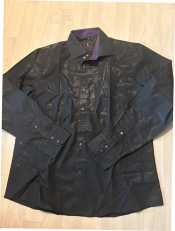 Chemise manches longues 43/44 Yves dorsey effet brillant très bon état