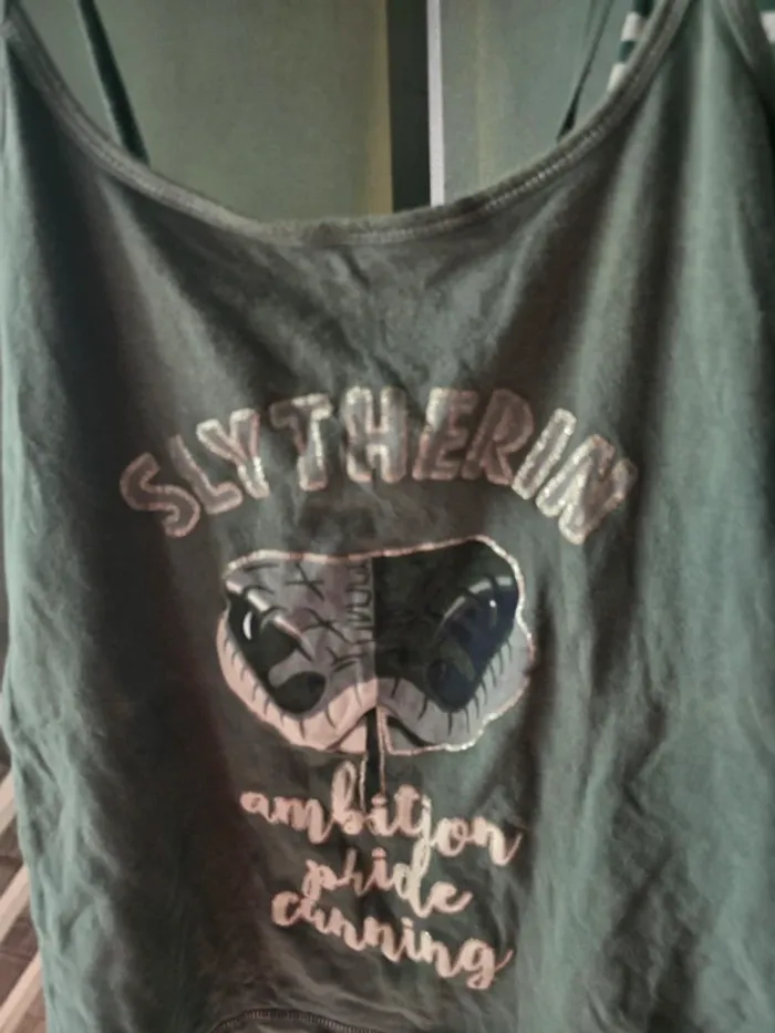 Pyjama short femme Harry Potter – Slytherin – Taille S - photo numéro 2