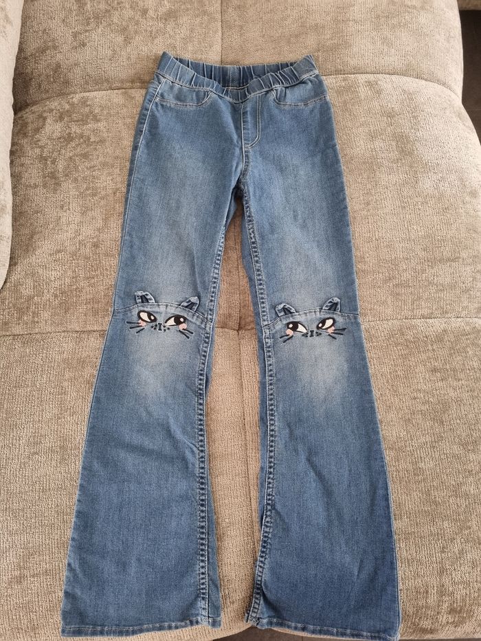 Jean fille 134 cm