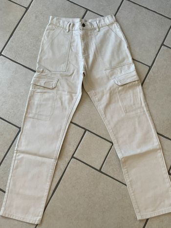 Pantalon beige à poches