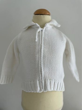 Gilet blanc bébé