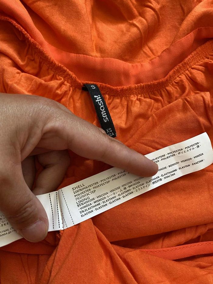 Robe débardeur cache-coeur/porte-feuille col V à volants XS 34 Smash - photo numéro 9