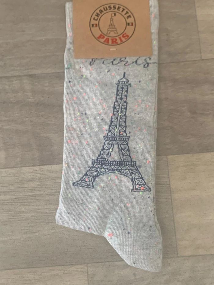 Chaussettes Pretty la Marotte couleur Gris moucheté - photo numéro 5