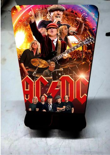support téléphone motif acdc neuf