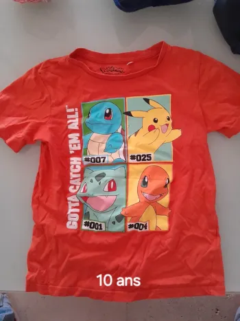 T-shirt pokemon 10 ans