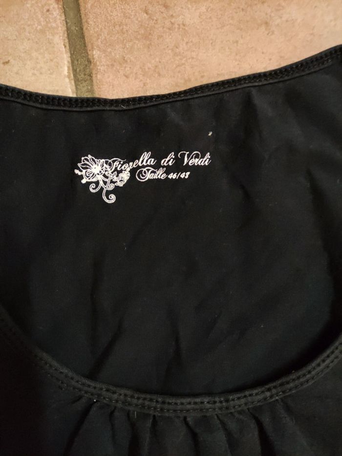 Tee shirt femme noir 46/48 - photo numéro 3