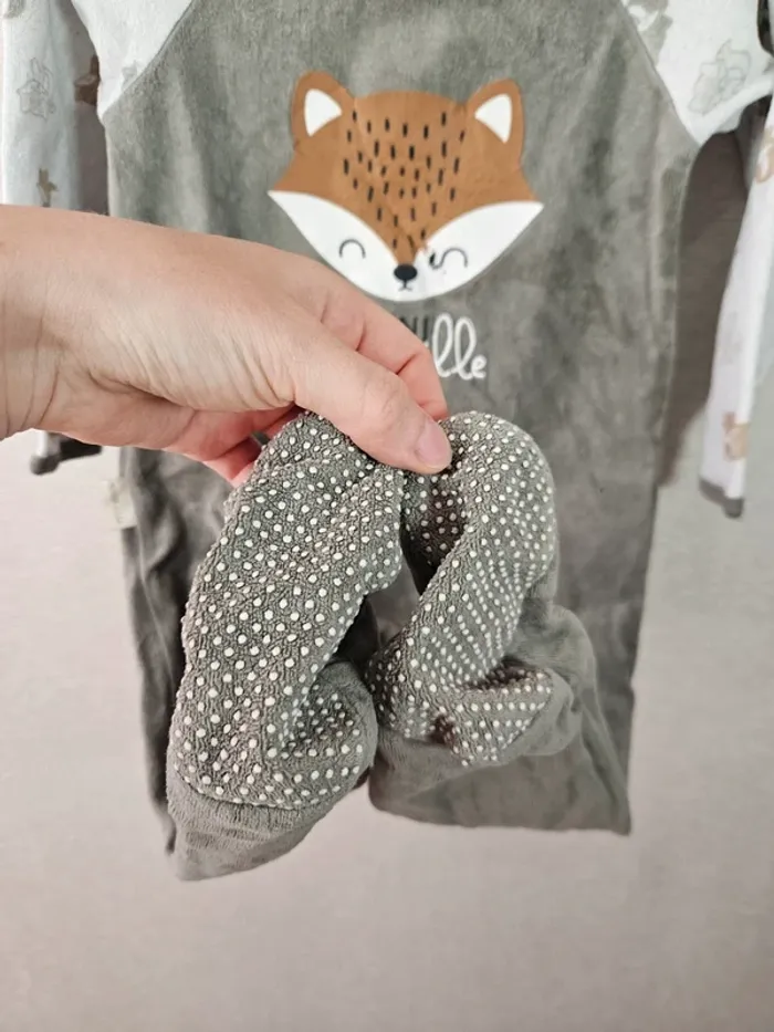 Pyjama velours petit béguin 24 mois - photo numéro 6