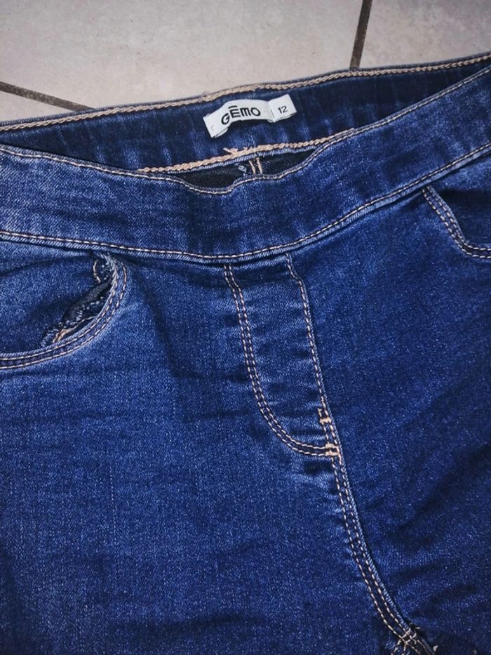 Lot 2 jeans 12 ans Gemo - photo numéro 3