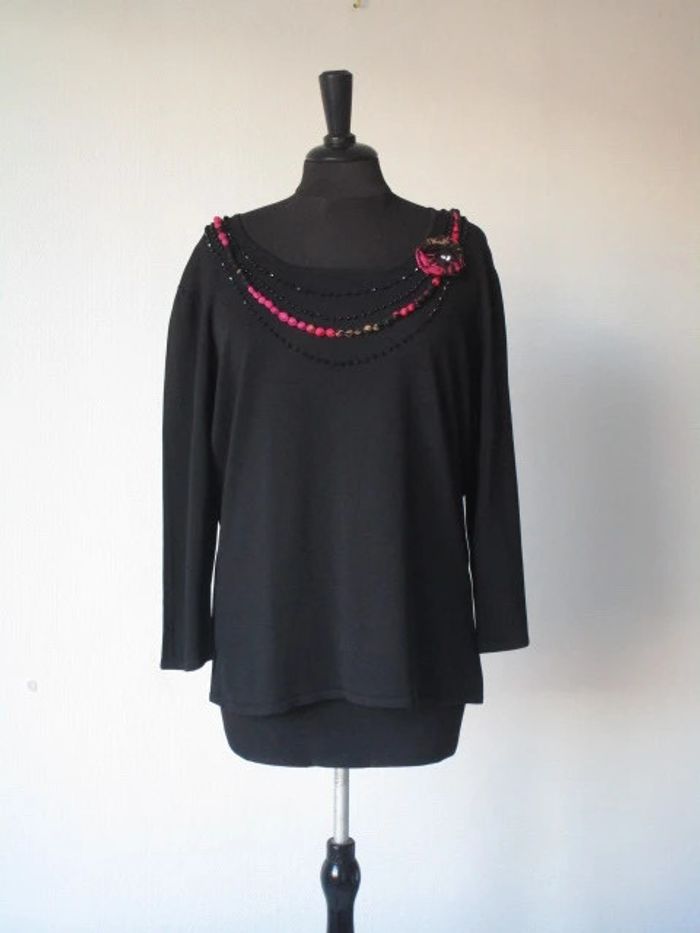 Pull noir Un Jour Ailleurs 44 TBE