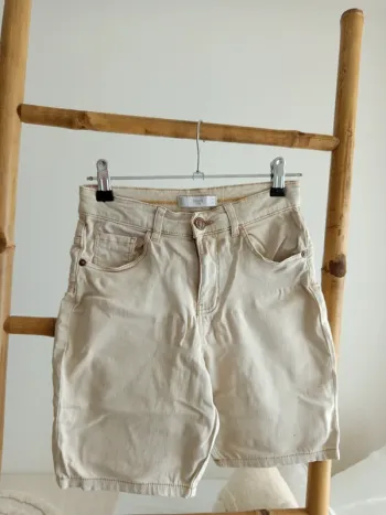 Short chino beige crème Mango Kids 10 ans