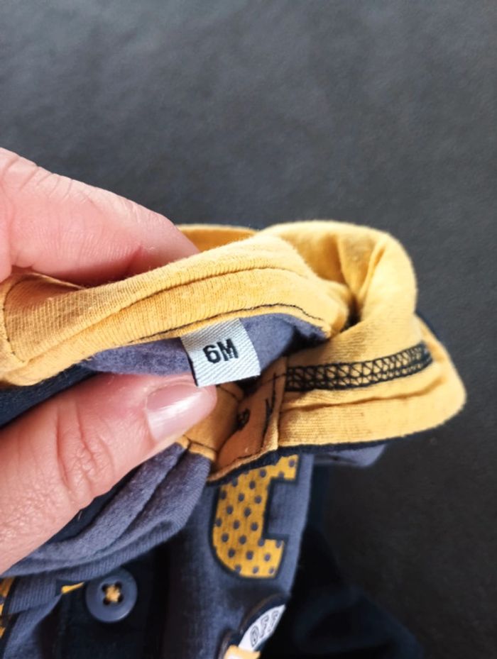 Sweat léger à capuche Garçon 6 mois Player - photo numéro 3