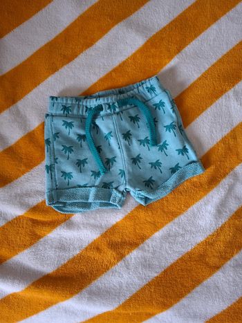 Short bébé garçon 3 mois