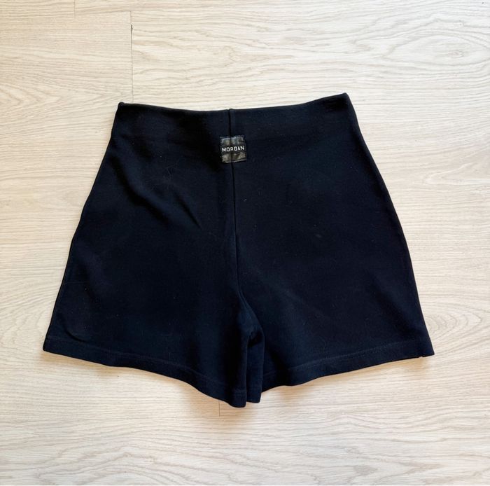 Jupe short noir taille haute Morgan taille 34 XS - photo numéro 2