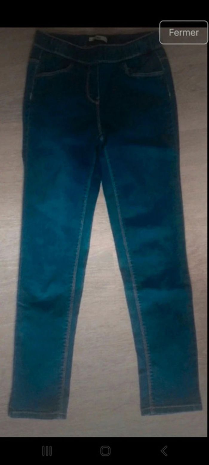 Jean skinny taille élastique 10 ans gémo