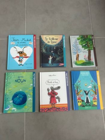 Lot de 6 livres ( les mercredis à lire ) collection TBE enfant 