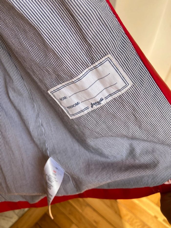 Ciré rouge Jacadi neuf 12 ans - photo numéro 6