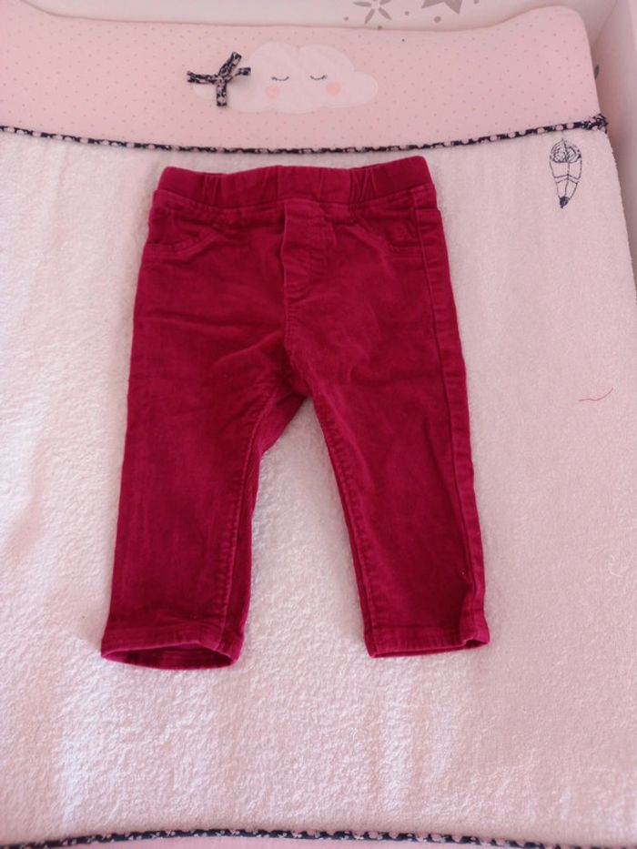 Pantalon velours 12 mois