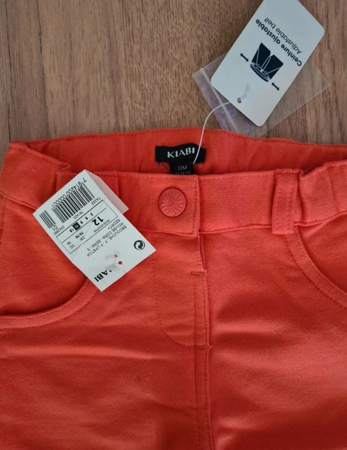 Short kiabi 12 mois neuf avec etiquette - photo numéro 2