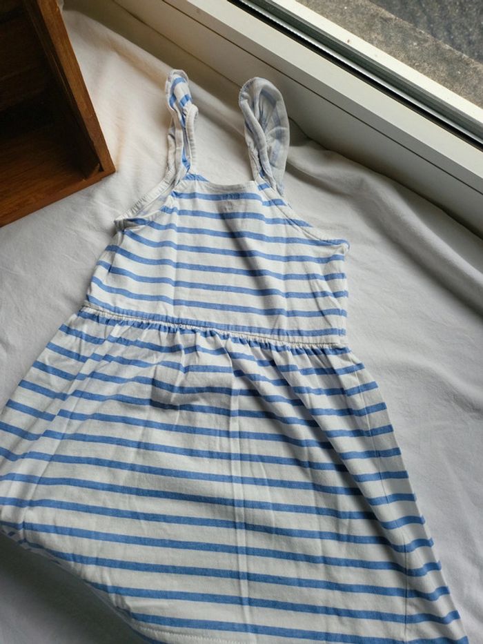 Robe courte rayée bord de mer plage vacances 4 ans - photo numéro 4
