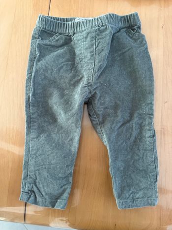 Pantalon velours 12M