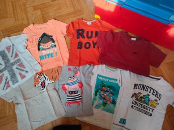 Lot 8 t shirt manches courtes