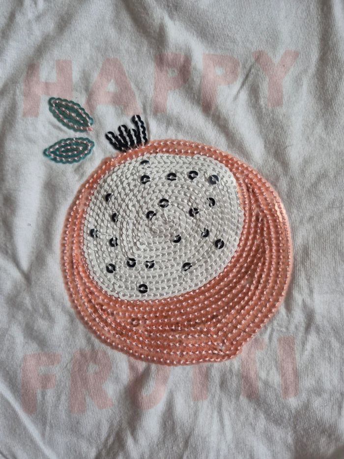 Ensemble Jean pantalon rose zara baby 12/18 mois et Tee-shirt manche courte sequins - photo numéro 10